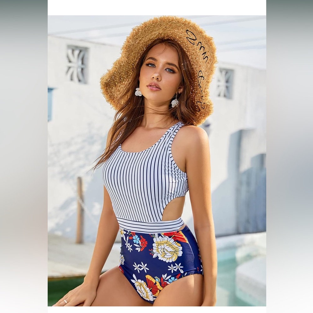 NWT MOLYBELL One Piece Swimsuit High Waisted
